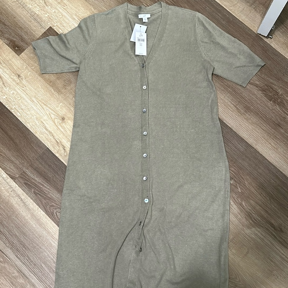 J. Jill sage sweater dress.